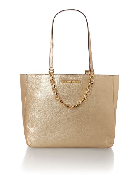 michael kors tasche silber gold